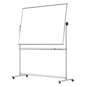 Маркерная магнитная доска на подставке, 200х100 см, двусторонняя